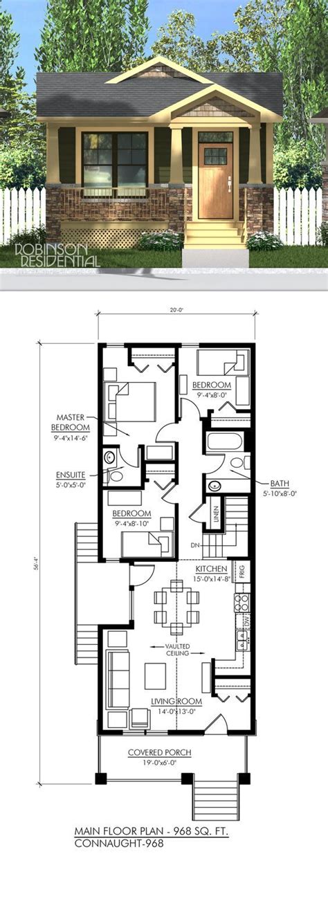 craftsman connaught  robinson plans small bungalow craftsman house plans small house