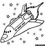 Shuttle sketch template