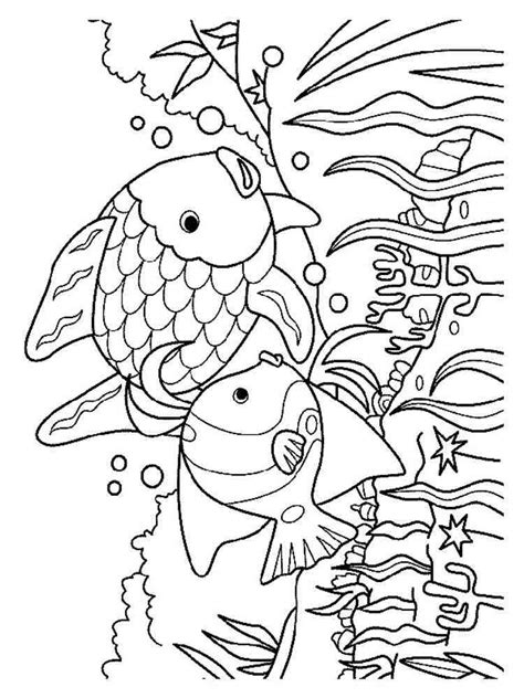 underwater world coloring pages   print underwater world