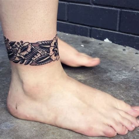 Drawn On Floral Ankle Cuff For Izzy Yesterday Thanks For Your Trust It