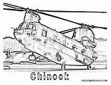 Chinook Helicopter Drawing sketch template
