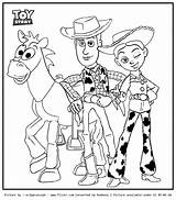 Toy Coloring Story Woody Jessie Bullseye Pages Clipart Artworks Color Jessy Printable Print Library Popular Getcolorings Coloringhome sketch template