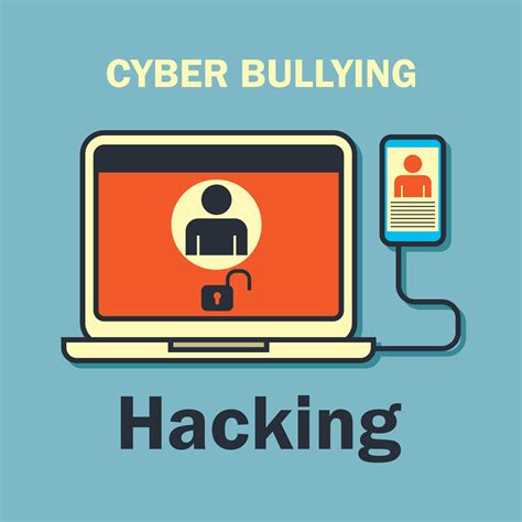 cyber bullying  internet  cyber bullying concept  vector art