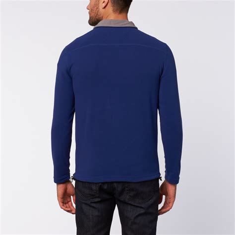 micro fleece zip jacket royal blue  stanley touch  modern