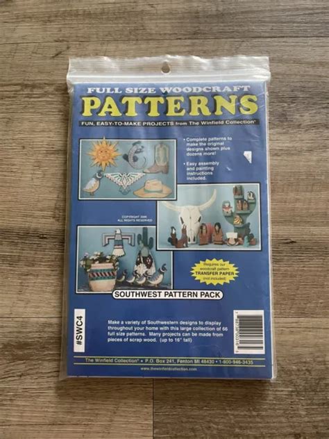 wood craft pattern winfield collection full size southwestern pack
