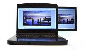 meet  bizarre spacebook dual screen laptop pcworld