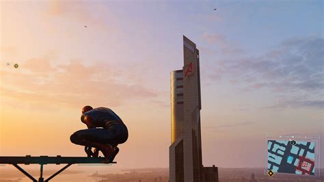 ps spider man avengers tower location pwrdown