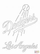 Dodgers Coloring Los Pages Angeles Mlb Logo Drawing Printable Sheets Baseball Color Lakers Print Super Getdrawings Supercoloring Major League Popular sketch template