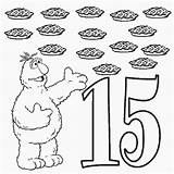 Coloring Pages Para Colorear Numeros Number Sesame Numbers Street Lrg Telly Printable Kids Color Online Fifteen Sheets Math Choose Board sketch template