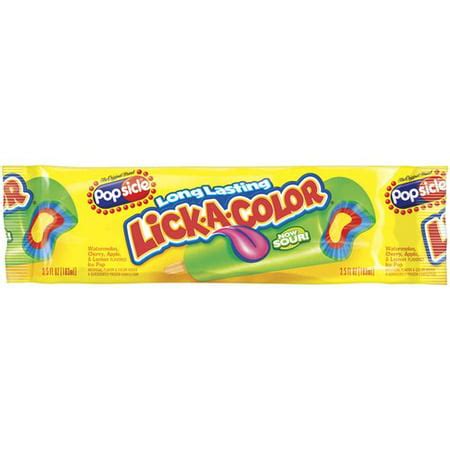 popsicle long lasting lick  color ice pop oz walmartcom