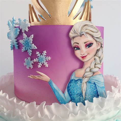 frozen birthday cake cakecentralcom