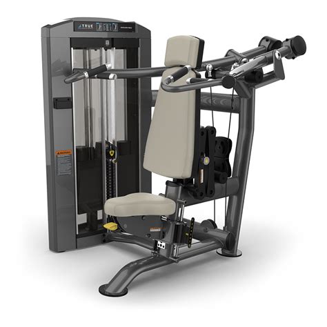 spl  seated shoulder press machine true fitness