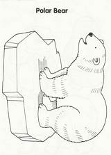 Coloring Animals Polar Pages Winter Arctic Bear Preschool Animal Artic Polo Norte Medvěd Printable Alaska Templates Antarctic Crafts Kids Theme sketch template