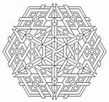 Mandala Adults Mandalas Shape Bestcoloringpagesforkids Triplex Redo Geometrische Metatron Ausmalbilder sketch template