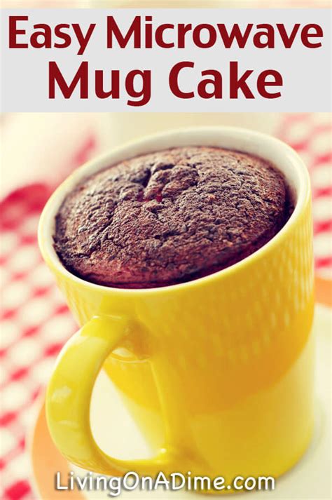 homemade warm delights easy microwave mug cake recipe