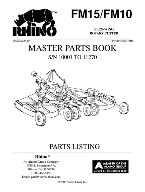 rhino mower parts diagram fill  printable fillable blank pdffiller