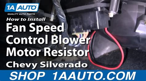 replace blower motor resistor   gmc sierra  hd  auto