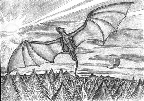 flying dragon  cymoth  deviantart