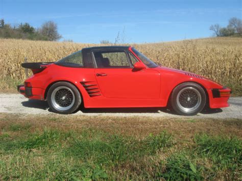 1976 Porsche 911 All Steel Slant Nose Turbo Wide Body Targa