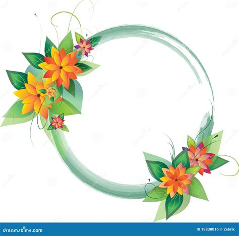 floral frame royalty  stock image image