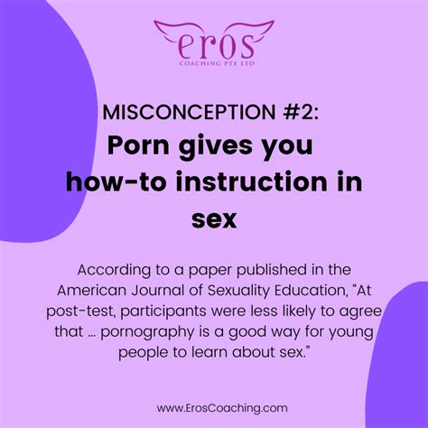 5 Myths And Misconceptions About Porn And Sex Eros Coaching