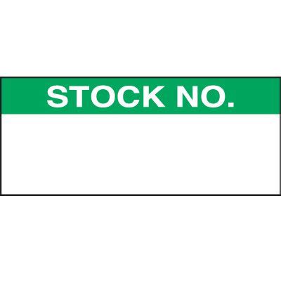 stock number status label calibration inspection labels emedco