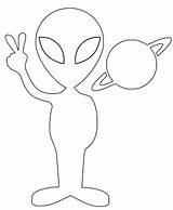 Ausserirdischer Außerirdischer Malvorlagen sketch template