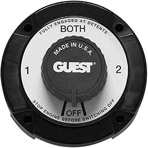 guest  battery switch universal mount  afd amazonfr autres