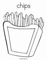Coloring Fries French Chips Pages France Print Flag Noodle Twisty Kids Cursive Outline Book Twistynoodle Favorites Login Add Built California sketch template