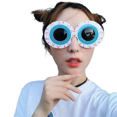 snowshine ylw funny crazy fancy dress glasses novelty costume party