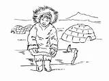 Inuit Petit Coloriages Personnages Coloriage Garcons sketch template