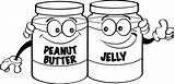 Butter Peanut Jelly Cartoon Illustration Stock Depositphotos Vector Jars Lightbox Create sketch template
