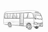 Bus Drawing Sketch Transport Travel Drawings Paintingvalley sketch template