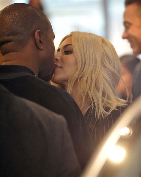 Kim Kardashian Tries To Eat Kanye West S Face In Another