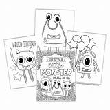 Coloring Monster Pages Kids Cute Printables Monsters Silly Printable Color Easily Grab Sheets Pdf Print sketch template