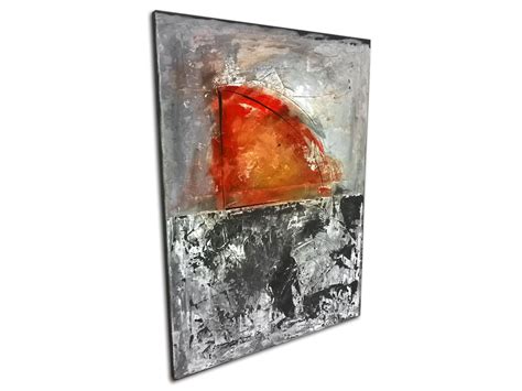 slike za spavace sobe  ponudi galerije mag apstraktna slika djelic sunca autor goran lebinac