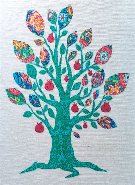 tree  life applique picture  sewing patterns sew magazine