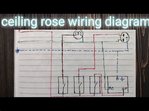 wire ceiling rose ceiling rose connection diagram  switch