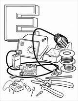 Coloring Pages Radio sketch template