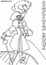 Hook Captain Coloring Pages Colorings sketch template