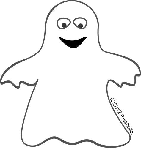 cute ghost outline clip art images pictures becuo clip art library