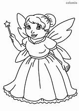 Fairy Feen Fables Zauberstab Malvorlage Ausmalbild Prinzessinnen Malvorlagen Kostenlos sketch template