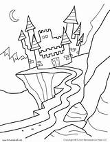 Coloring Castle Pages Printable Kids Printables Timvandevall Tim Castles Navigation Post sketch template