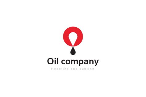 oil company logo logo templates creative market