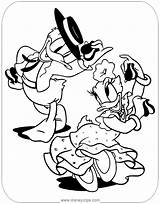 Donald Daisy Duck Coloring Pages Flamenco Dancing Disneyclips Funstuff sketch template
