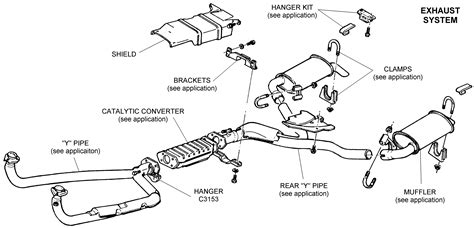 exhaust system diagram view chicago corvette supply