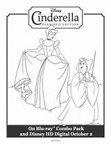 Godmother Cinderella sketch template