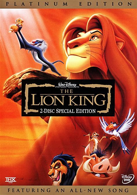 dateithe lion king  disc platinum edition disney dvd cover walt disney characters