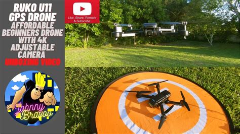 ruko  gps drone affordable beginners drone  pictures adjustable camera unboxing video youtube