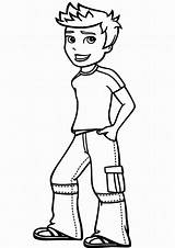 Coloring Pages Boys Funchap sketch template